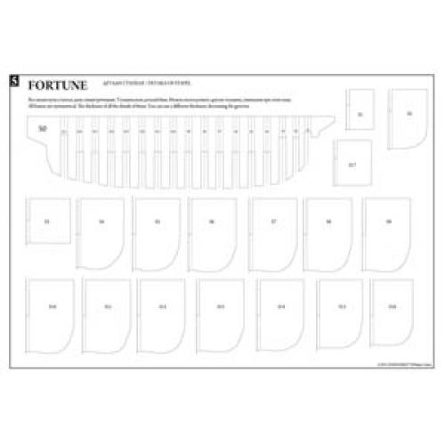 Plans of botik "Fortune"